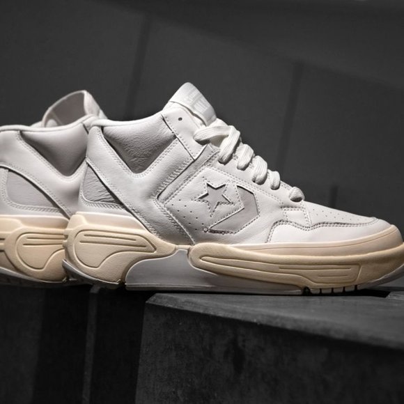 NIB Converse Weapon CX Mid Vintage white Antarctica Egret 171557C US Mens 12/13 - Picture 8 of 9